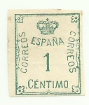 Stamps Spain -  Corona y cifra-291
