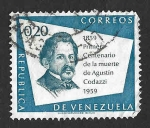Stamps Venezuela -  756 - I Centenario de la Muerte de Agustín Codazzi