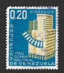 Stamps Venezuela -  788 - Censo Nacional de 1960