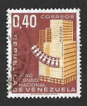 Stamps Venezuela -  792 - Censo Nacional de 1960