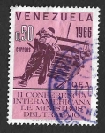 Sellos de America - Venezuela -  906 - II Conferencia Interamericana de Ministros de Trabajo
