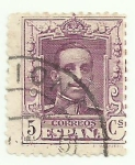 Stamps : Europe : Spain :  Alfonso XIII Tipo Vaquer-311