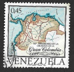 Stamps Venezuela -  956 - 150 Aniversario de la Fundación del Estado de la Gran Colombia