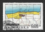 Sellos de America - Venezuela -  981 - Mapa del Distrito Federal de Venezuela