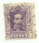 Stamps Spain -  Alfonso XIII Tipo Vaquer-316