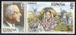 Stamps Spain -  ESPAÑA 1983 2699/0 Sellos Nuevos Maestros de la Zarzuela Escena La Rosa del Azafran y Jacinto Guerre