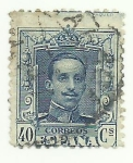 Stamps Spain -  Alfonso XIII Tipo Vaquer-319