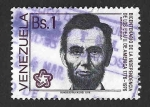 Stamps Venezuela -  1153 - Bicentenario de la Independencia de USA