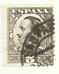 Stamps : Europe : Spain :  Alfonso XIII Tipo Vaquer de perfil-491