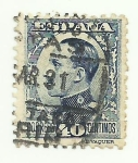 Stamps Spain -  Alfonso XIII Tipo Vaquer de perfil-497