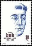 Stamps Spain -  ESPAÑA 1983 2706 Sello Nuevo Centenarios Antonio Soler Yvert2323 Scott2328