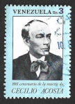 Stamps Venezuela -  1266 - Centenario de la Muerte de Cecilio Acosta