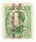 Stamps : Europe : Spain :  Alfonso XIII Vaquer de perfil-Republica española-595