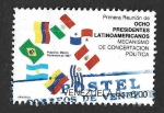 Sellos de America - Venezuela -  1398 - I Reunión de 8 Presidentes Latinoamericanos