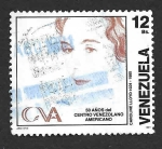 Sellos de America - Venezuela -  1446c - L Aniversario del Centro Cultural Venezolano-Americano 