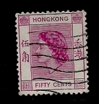 Stamps : Asia : Hong_Kong :  ISABEL  II