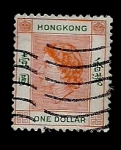 Stamps Hong Kong -  ISABEL  II