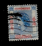 Stamps Hong Kong -  ISABEL  II