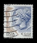 Stamps Italy -   Mujer en el arte