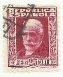 Stamps Spain -  Personajes-Pablo Iglesias-658