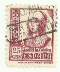Stamps Spain -  Isabel-822