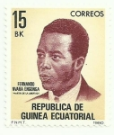 Stamps Equatorial Guinea -  Fernando Nvara Engonga