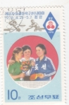 Stamps North Korea -  TENIS DE MESA