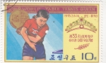 Stamps North Korea -  TENIS DE MESA