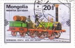 Stamps Mongolia -  Tren Antiguo
