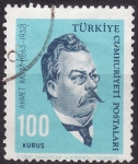 Stamps Turkey -  Ahmed Rasim (1863-1932)