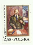 Stamps Poland -  110 aniversario de Lenin