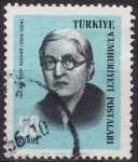 Sellos de Asia - Turqu�a -  Halide Edipe Adivar (1884-1964)