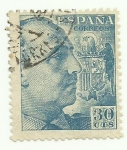 Stamps Spain -  General Franco-924