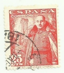 Sellos de Europa - Espaa -  General Franco y Castillo La Mota-1024