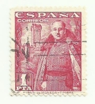 Stamps Spain -  General Franco y Castillo La Mota-1032