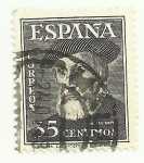 Stamps Spain -  Hernan Cortes-1035