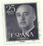 Stamps Spain -  General Franco-1146