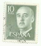 Stamps Spain -  General Franco-1163