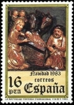 Stamps Spain -  ESPAÑA 1983 2729 Sello Nuevo Navidad La Natividad Tortosa (Tarragona) Yvert2349 Scott2355