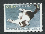 Sellos del Mundo : America : Cuba : gatos  Domesticos
