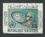 Stamps Tunisia -  Centenario de OMI -  OMM