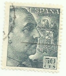 Stamps Spain -  General Franco-872