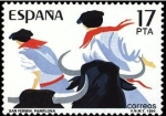 Stamps Spain -  ESPAÑA 1984 2746 Sello Nuevo Fiestas Populares Españolas San Fermin Pamplona Yvert2376 Scott2377