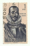 Stamps Spain -  Forjadores de America Ñuflo de Chaves 1377