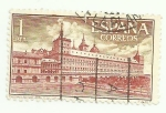 Stamps Spain -  Monasterio San Lorenzo del Escorial 1384