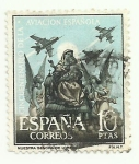 Stamps Spain -  Aniversario aviacion española 1405