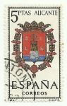 Stamps Spain -  Escudos Alicante 1408