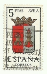 Stamps Spain -  Escudos Avila 1410