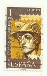 Stamps Spain -  Dia mundial de sello 1962 - 1432
