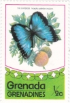 Stamps Grenada -  Mariposa